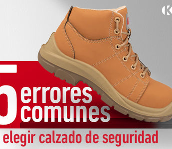 Imagen 5 errores al elegir calzado de seguridad kondor