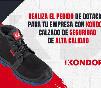 Realiza el Pedido de Dotación para tu Empresa con Kondor: Calzado de Seguridad de Alta Calidad