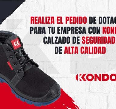 Realiza el Pedido de Dotación para tu Empresa con Kondor: Calzado de Seguridad de Alta Calidad