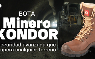 Bota Minero KONDOR: seguridad avanzada que supera cualquier terreno