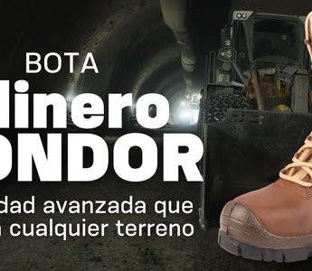 Bota Minero KONDOR: seguridad avanzada que supera cualquier terreno