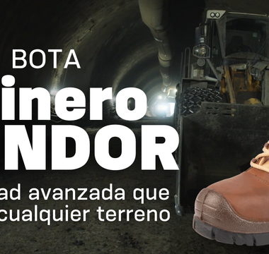 Bota Minero KONDOR: seguridad avanzada que supera cualquier terreno