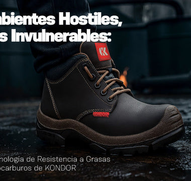 Ambientes Hostiles, Pies Invulnerables: La Tecnología de Resistencia a Grasas e Hidrocarburos de KONDOR