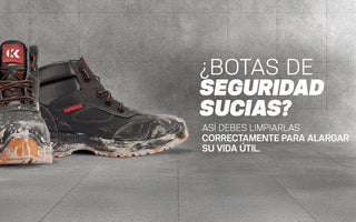 ¿Botas de seguridad sucias? Así debes limpiarlas correctamente para alargar su vida útil