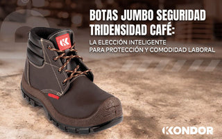 Botas Jumbo Seguridad Tridensidad Café: La Elección Inteligente para Protección y Comodidad Laboral