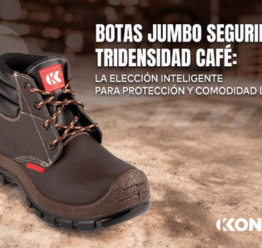 Botas Jumbo Seguridad Tridensidad Café: La Elección Inteligente para Protección y Comodidad Laboral