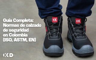 Guía Completa: Normas de calzado de seguridad en Colombia (ISO, ASTM, EN)