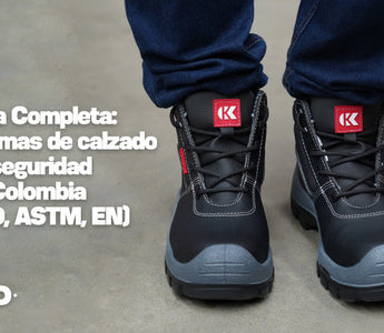 Guía Completa: Normas de calzado de seguridad en Colombia (ISO, ASTM, EN)