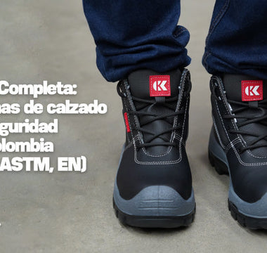 Guía Completa: Normas de calzado de seguridad en Colombia (ISO, ASTM, EN)