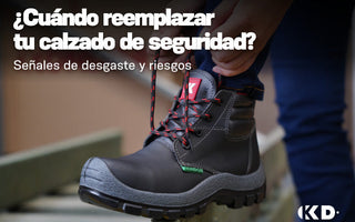 ¿Cuándo reemplazar tu calzado de seguridad? Señales de desgaste y riesgos